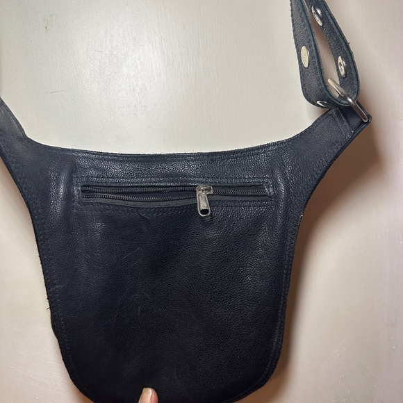 Hand made purse/belt festival leather main image 4
